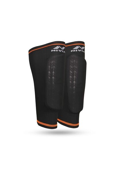 Nivia Classic Shin Guards With Sleeves | Medium | Light & Breathable | For Football & Sports