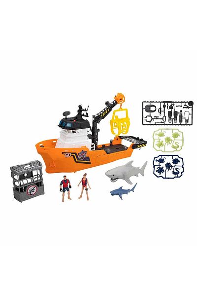 TOYFEST مجموعة ألعاب Wild Quest Ship مع الصوت والضوء