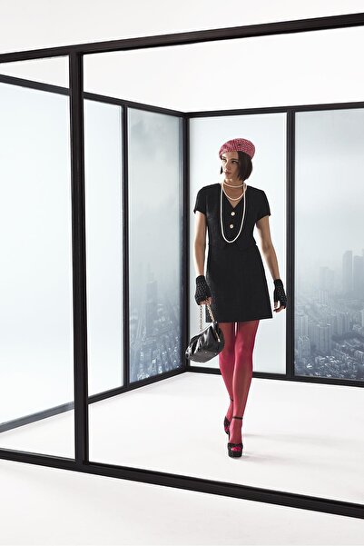 EXPLOSION Dokulu Mini Şık Elbise