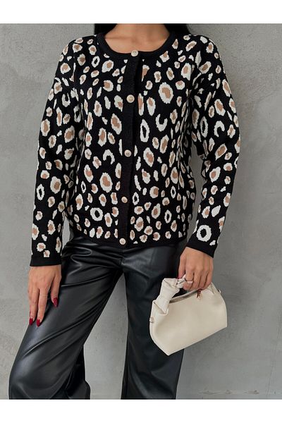 Brantu Cardigan de damă Cardigan leopard