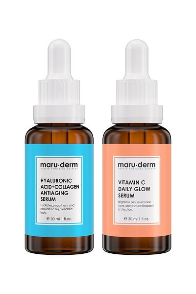 Maru.Derm Maruderm 2-pack Serum Set - Vitamin C Serum & Ha Collagen Serum Mrd103