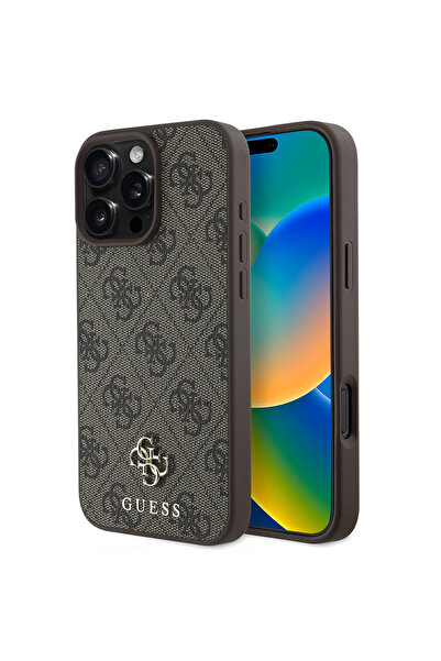 Guess iPhone 16 Pro Uyumlu Kılıf Guess  Lisanslı Magsafe Şarj Özellikli Small...