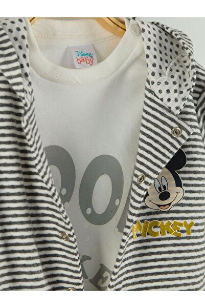 Mickey Mouse Lisanslı Erkek Bebek 3'lü Takım 19964