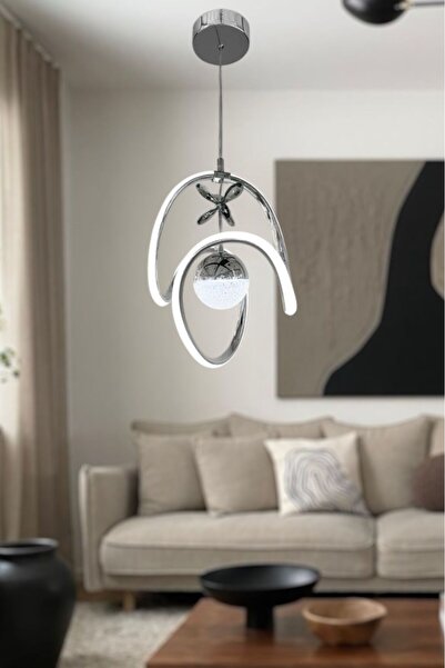 LİGHT HOUSE Badem 3 Renk toplu taşlı modern koridor mutfak hol led avize