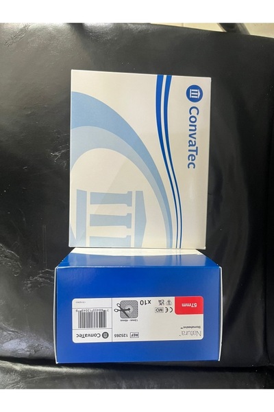 Convatec NATURA 57MM OSTOMİ ADAPTÖRÜ 10 ADET VE ÜROSTOMİ TORBASI ADET