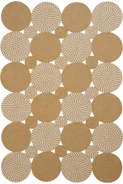 Cool Halı Luke 310 Naturel Halı Paspas Örgü Hasır Kilim Yolluk Bohem Dekorati...