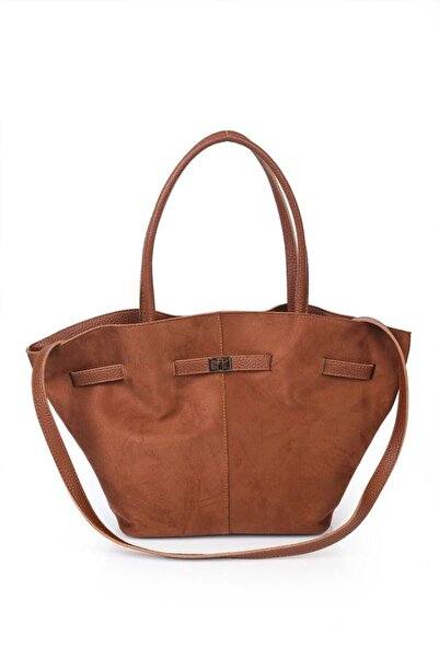 chocolatebag حقيبة يد وكتف نسائية موديل ليو من الجلد السويدي