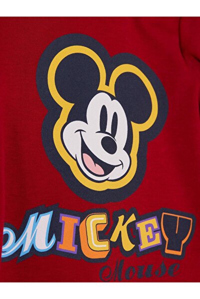 Mickey Mouse Lisanslı Erkek Bebek Pijama Takımı 21459