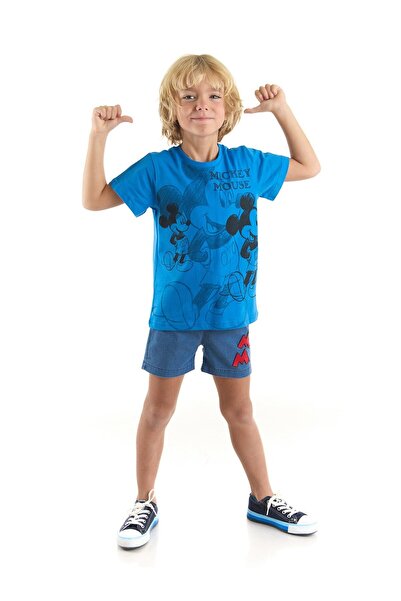Mickey Mouse Disney licencirani set majica i šortsa za dečake, 2 komada 20892