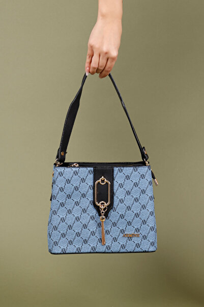 Getcho Armine 361 Lacenne Жіноча сумка з синіми крапками на плечі та через плече – вишуканий дизайн, великий внутрішній об'єм