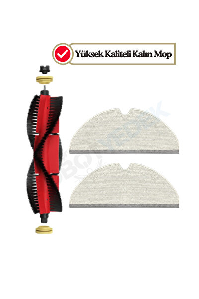 robotyedek Set de perie și mop de schimb compatibile Roborock S5 Max Black - ...