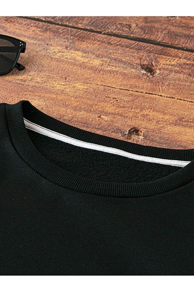 Deocept Hanorac de damă oversize cu gât crew cu imprimeu Daisy