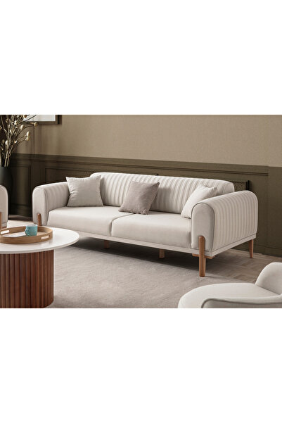 EDSY HOME Galata 3'lü Koltuk Krem