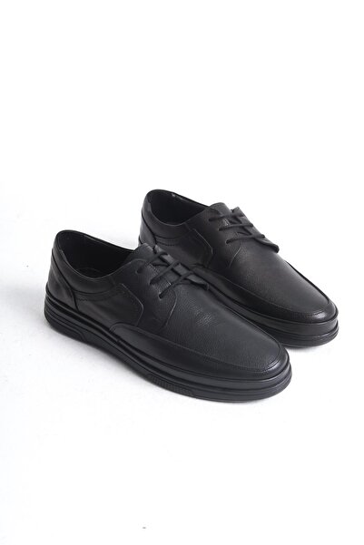 CZ London Ανδρικά παπούτσια casual με κορδόνια από γνήσιο δέρμα με στρογγυλή μύτη Full Mold Δερμάτινα άνετα ανδρικά παπούτσια