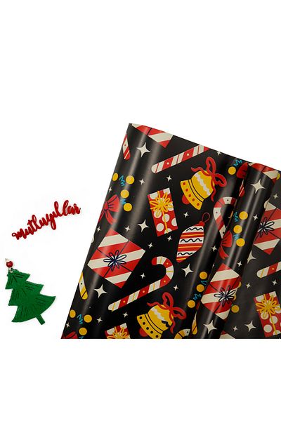 reprodesign New Year's Themed 70X100 cm Gift Wrapping Paper - Packaging Model 3