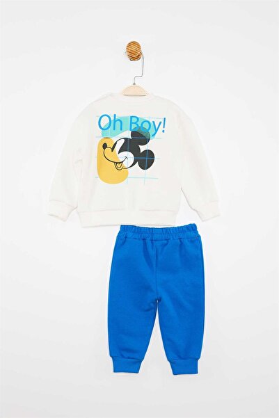 Mickey Mouse Lisanslı Erkek Bebek 2'li Takım 21127