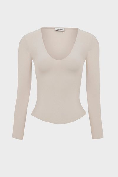 IAMNOTBASIC Beige Candice Top