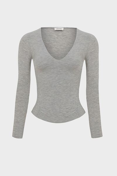 IAMNOTBASIC Gray Candice Top