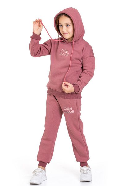 My Kids Wear Three Thread Raster Pocket and Hooded Sweatpants Set