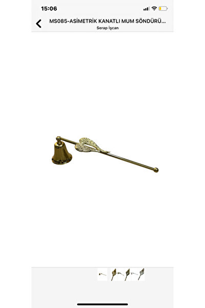 NTASARIM N’TASARIM mum söndürücü mum söndürme aparatı