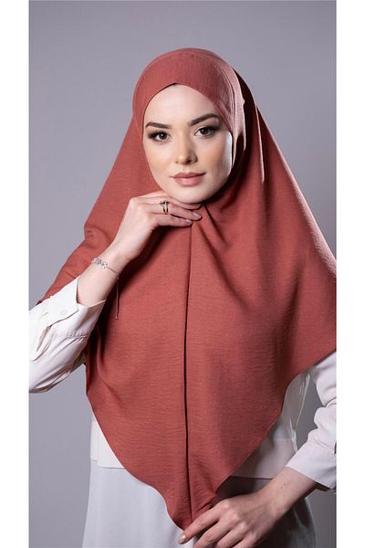 HÜRREM BONE Gresie practic gata interlocking hijab eșarfă bumbac țesătură jazz uni hijab 2306_05