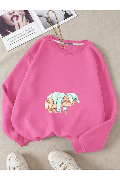 BENROMA Printed Pregnant Sweatshirt