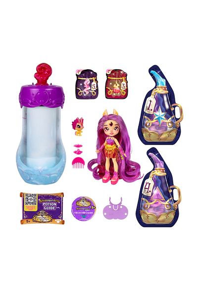 Magic Mixies Red Magic Pixling Galaxy Hair Figure