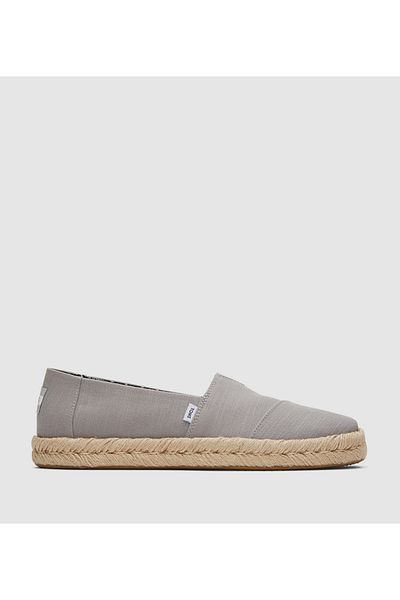 Toms Mens Toms Alp Rope 2.0 Woven Casual Slip-On Shoes Grey 39