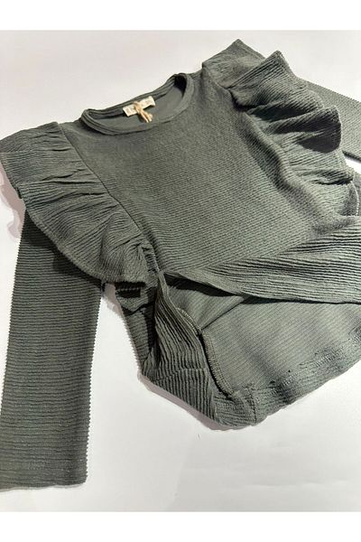 BOBBY JR KİDSWEAR ملابس يومية بتفاصيل كشكش للفتيات بعمر 3/8 سنوات