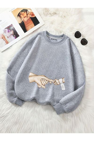 BENROMA Printed Pregnant Sweatshirt