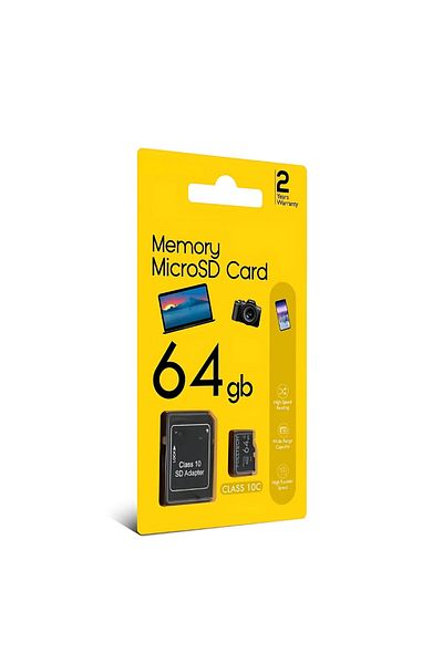VOOKA 64 جيجابايت Micro Sd 130 ميجابايت/ثانية بطاقة ذاكرة سوداء للهاتف وكاميرا الكمبيوتر اللوحي