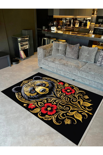 Rugs Modern Halı Covor decorativ modern din colecția Yılmaz, cu model de urs ...