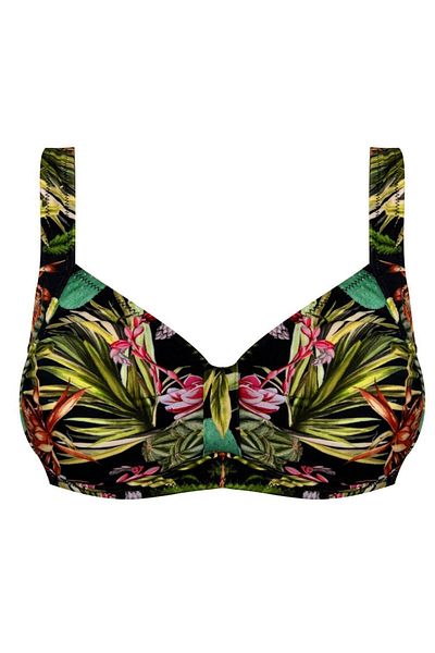 DEEP BEACH Wide Size Gathering Bikini Top - Db 200805 αυτό είναι