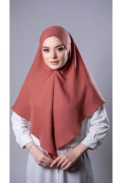 HÜRREM BONE Gresie practic gata interlocking hijab eșarfă bumbac țesătură jazz uni hijab 2306_05