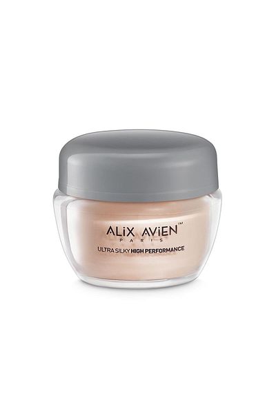 Alix Avien Silky Powder Powder - Fixing Effect Matte Finish - Infinity Touch Loose Powder 03 Soft Apricot - 25 g