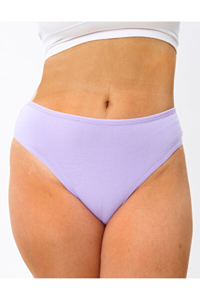 ALYA UNDERWEAR Chiloți tangi din bumbac de mărime mare - Pachet de 5 tanga colorate