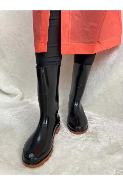 ARISAN Modvalu Чорні жіночі та чоловічі садові та будівельні водонепроникні гумові чоботи