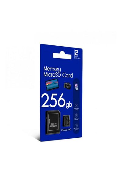 XINMENG 256gb Micro SD 130 Mbps Black Memory Card Phone Camera Tablet