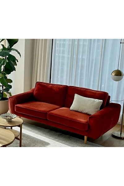 Normod Klem Ikili Koltuk Ahşap Ayak - Kadife