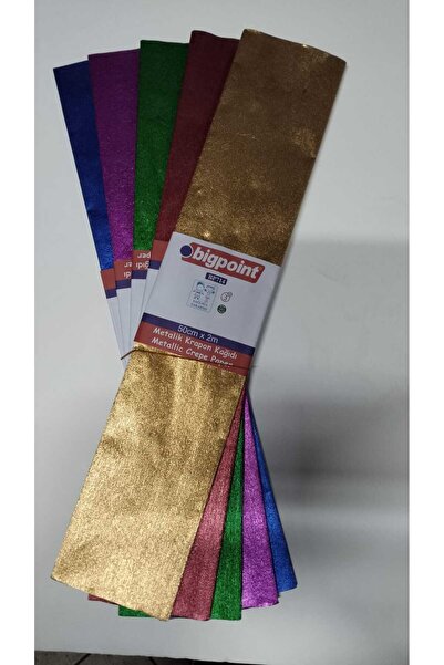 Bigpoint metalik krapon kagıdı 5 renk 5 li