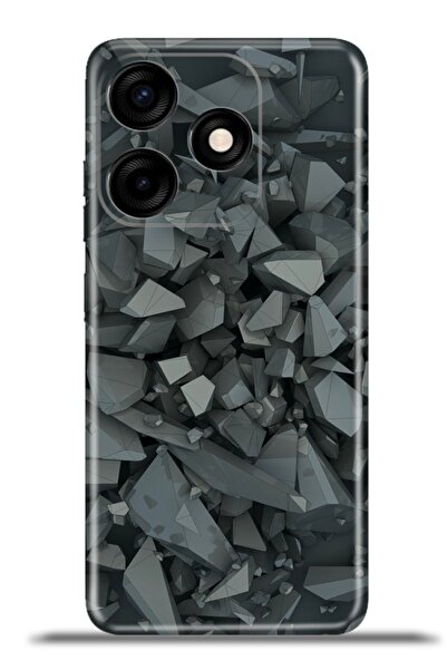 TECNO Spark 10C (K15K) Esnek Silikon Kamera Koruma 4k Desenli Özel Tasarım - Kütüphane