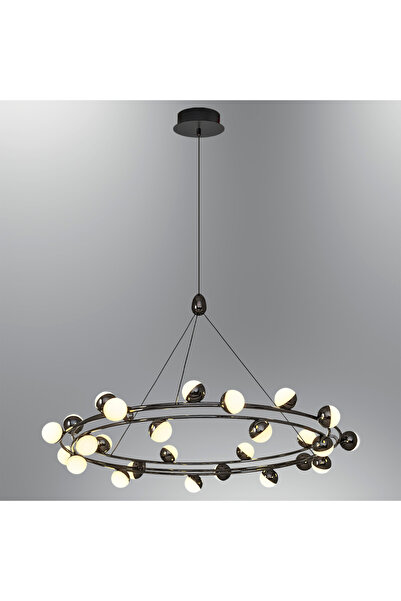 Özcan Aydınlatma 2842-27A-24 Stary 80cm 27'Lİ SARKIT PLATİN