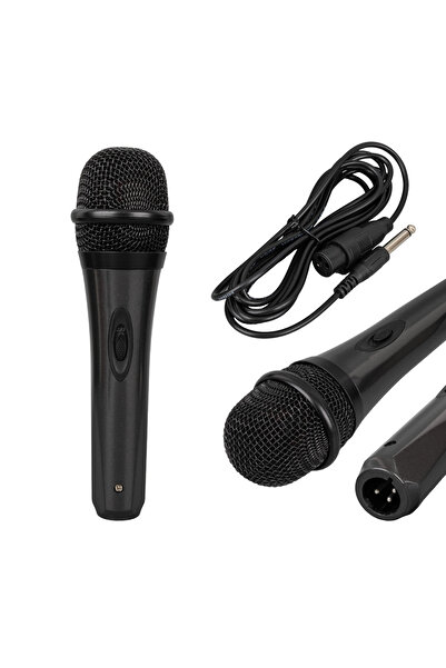 nelerbulurum YÜKSEK KALİTELİ TAK-ÇALIŞTIR METAL DİNAMİK PROFESSIONAL KABLOLU EL MİKROFONU