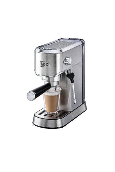 Black&Decker ماكينة صنع قهوة اسبريسو احترافية بقوة 1450 واط وسعة 1 لتر ECM150-B5