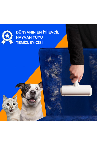 Genel Markalar Hazneli Kedi Köpek Tüy Temizleyici Kıl Toz Toplayıcı Gırgır Oda Spreyi Hediyeli