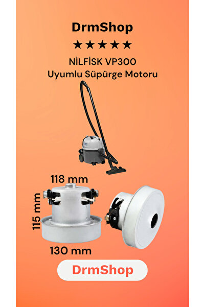 shopdrm Κινητήρας συμβατός με ηλεκτρική σκούπα NİLFİSK VP300