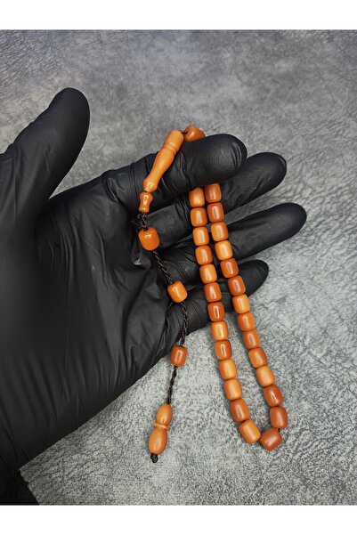 Mos Tespih Usta İşi Üst Düzey Bal Alman Fiberi Tesbih