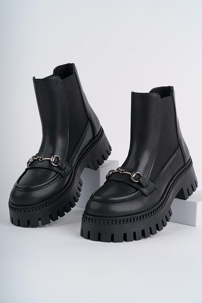 MUGGO Vesper Guaranteed Buckle Thick Sole Women's Chelsea Boots