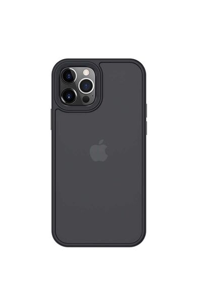 Benks Iphone 12 Pro Max Kılıf Arkası Mat Buzlu Hybrid Kapak Uyumlu