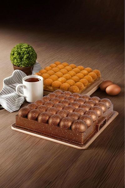 Digithome Atom Casting Granite Square Cake - Copper Mold